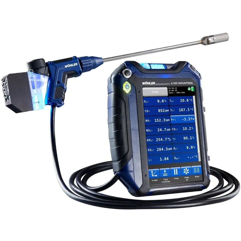 [WEBSITE__A_550_Industrial] Wöhler A 550 Industrial Flue Gas Analyser