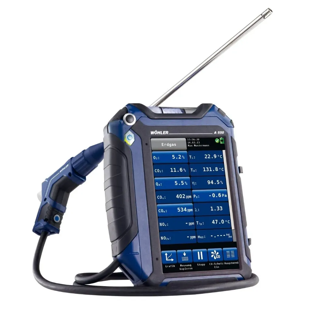 [WEBSITE__A_550] Wöhler A 550 Flue Gas Analyser